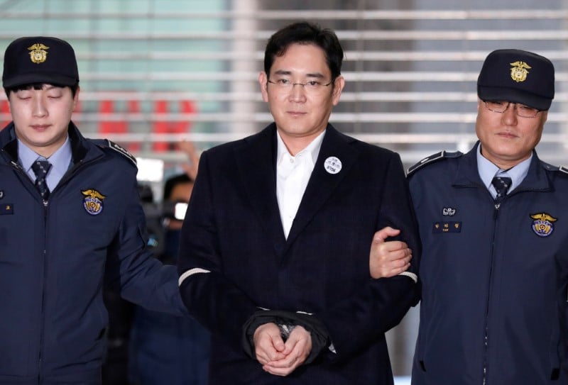 Le patron de samsung clame son innocence