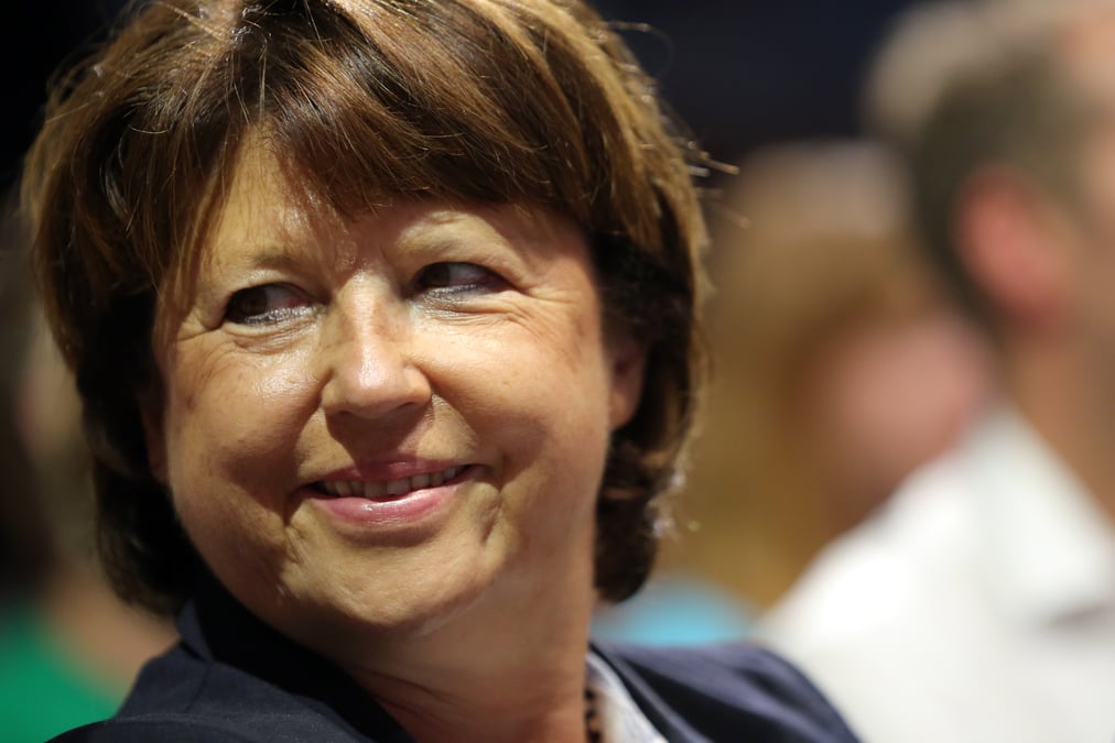 Martine aubry candidate a lille en 2020