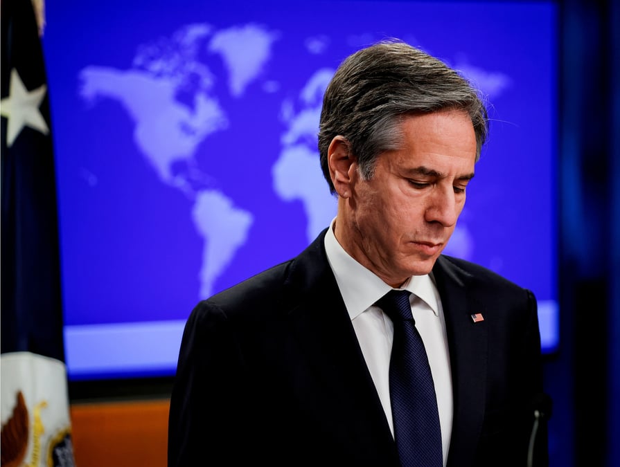 Le secretaire d'etat des etats-unis anthony blinken a washington