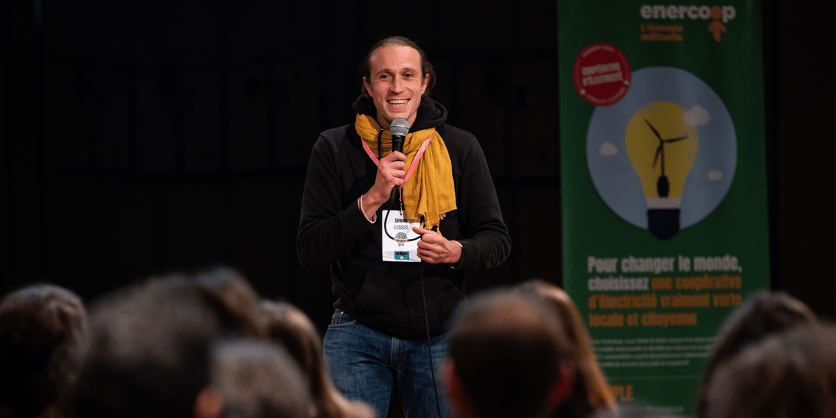 Simon Cossus, directeur général de la coopérative Enercoop Languedoc-Roussillon
