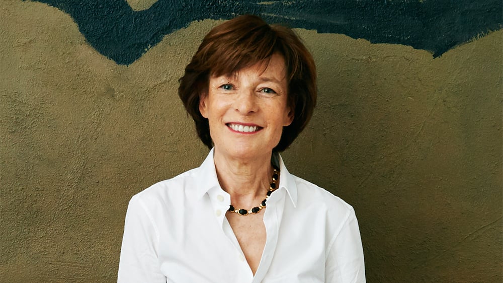 Patricia Barbizet, présidente de la société d'investissement Temaris & Associés, administratrice de Total ; directrice de la Philarmonie de Paris et du Siècle ainsi que de l'Association française des entreprises privées (Afep), le 25 mai 2023 dans son bureau à Paris.