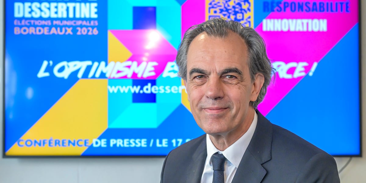 Philippe Dessertine a officialisé sa candidature à la mairie de Bordeaux, mercredi 17 septembre.