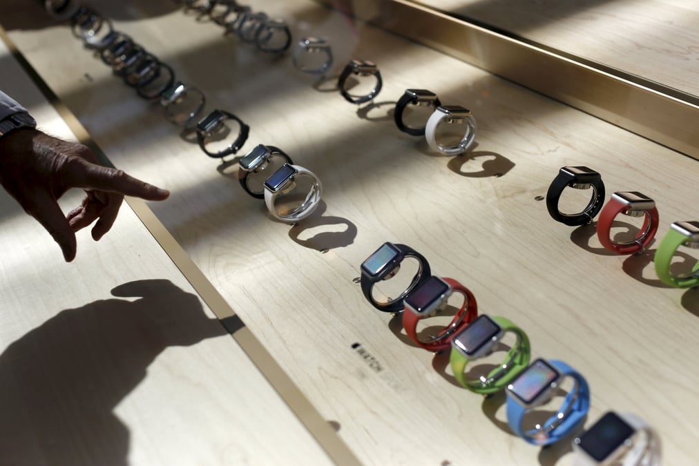 Lancement sans fanfare pour la montre connectee d'apple