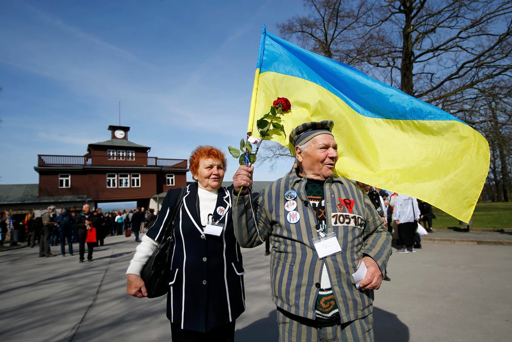 Les 70 ans de la liberation du camp de buchenwald