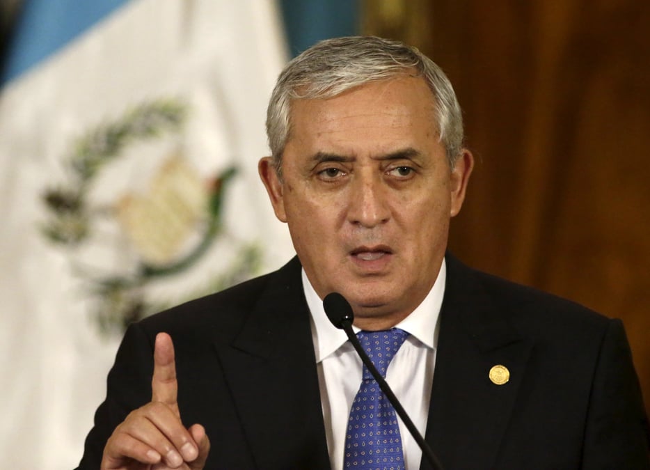 Demission du president du guatemala