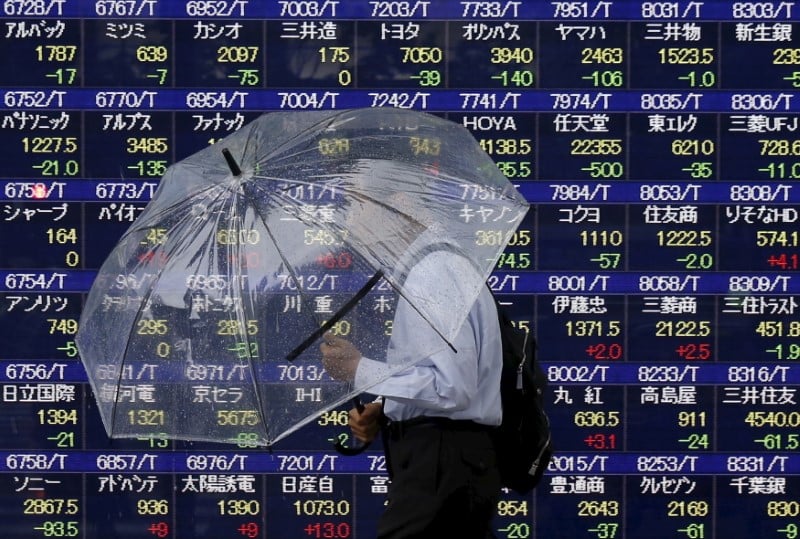 La bourse de tokyo finit en baisse