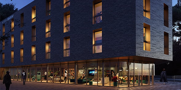La 1e résidence de coliving Casa Moov, conçu par Hélénis, sera construite à Montpellier, dans le quartier universitaire Hôpitaux-Faculté.