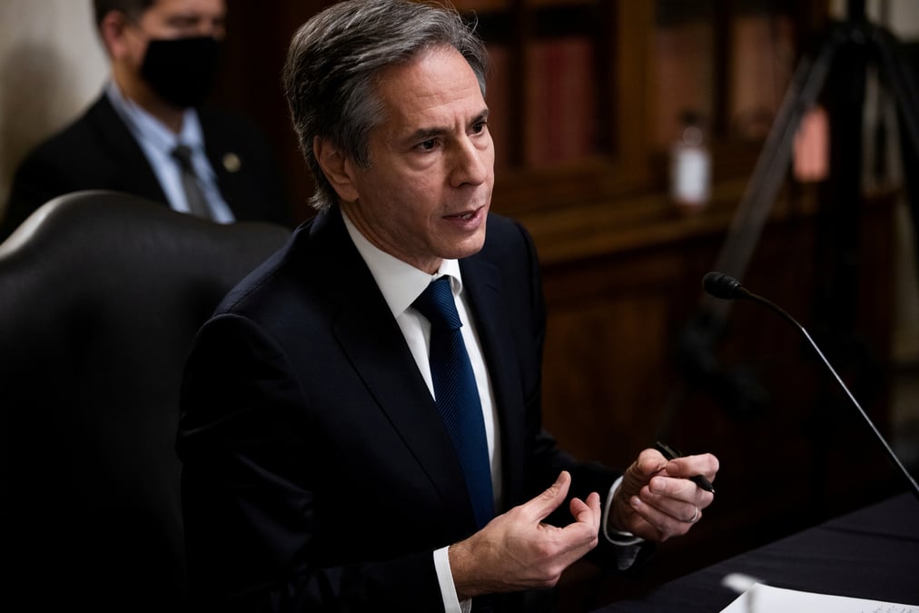 Antony blinken confirme au poste de secretaire d'etat americain