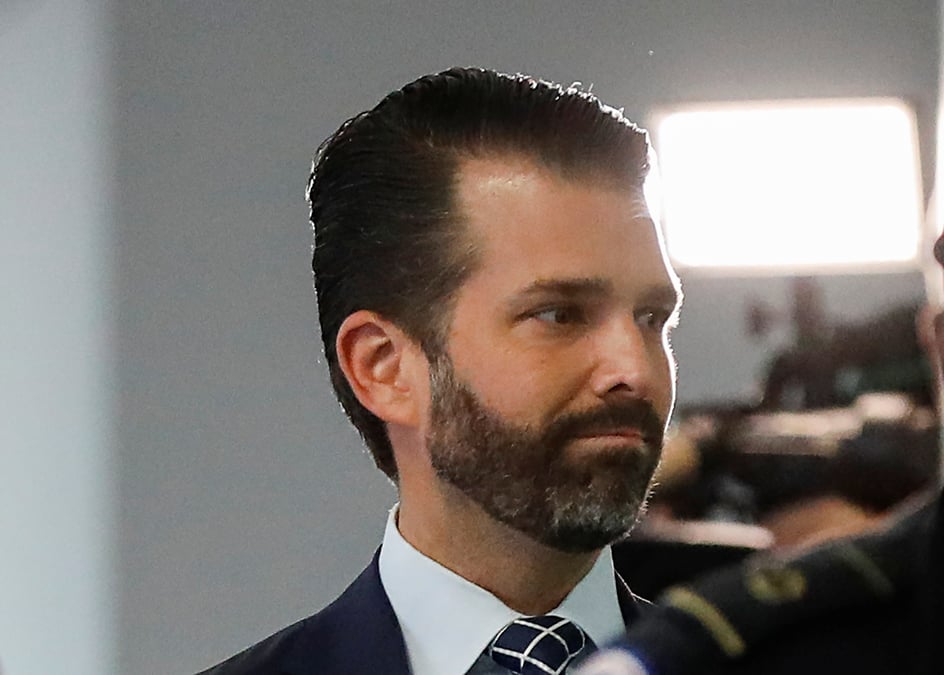Trump jr. entendu au senat dans le cadre de l'enquete russe