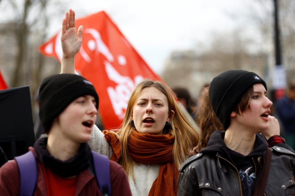 8e jour de grève, manifestation, Paris, étudiants, réforme des retraites
