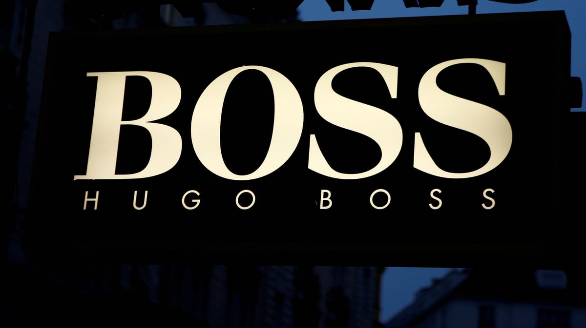 Le logo hugo boss