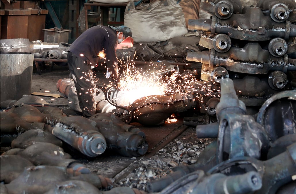 Atelier de fabrication d'accessoires automobiles a huaibei, dans la province d'anhui
