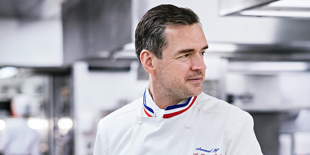 Rencontre avec Arnaud Faye, nouveau chef cuisinier du Bristol, à Paris.