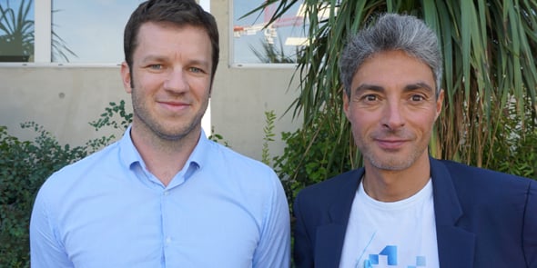 Benjamin Néel, fondateur de LabOxy, aux côtés de Mikael Bresson, président du groupe Phytocontrol