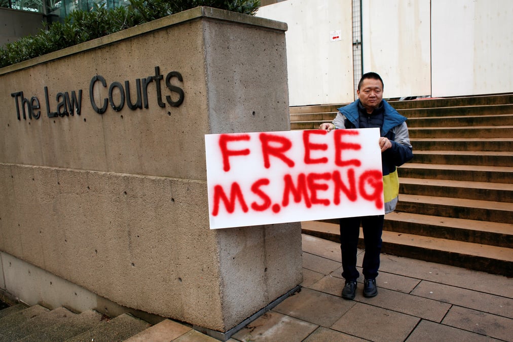 Huawei: l'audience de remise en liberte sous caution de meng ajournee
