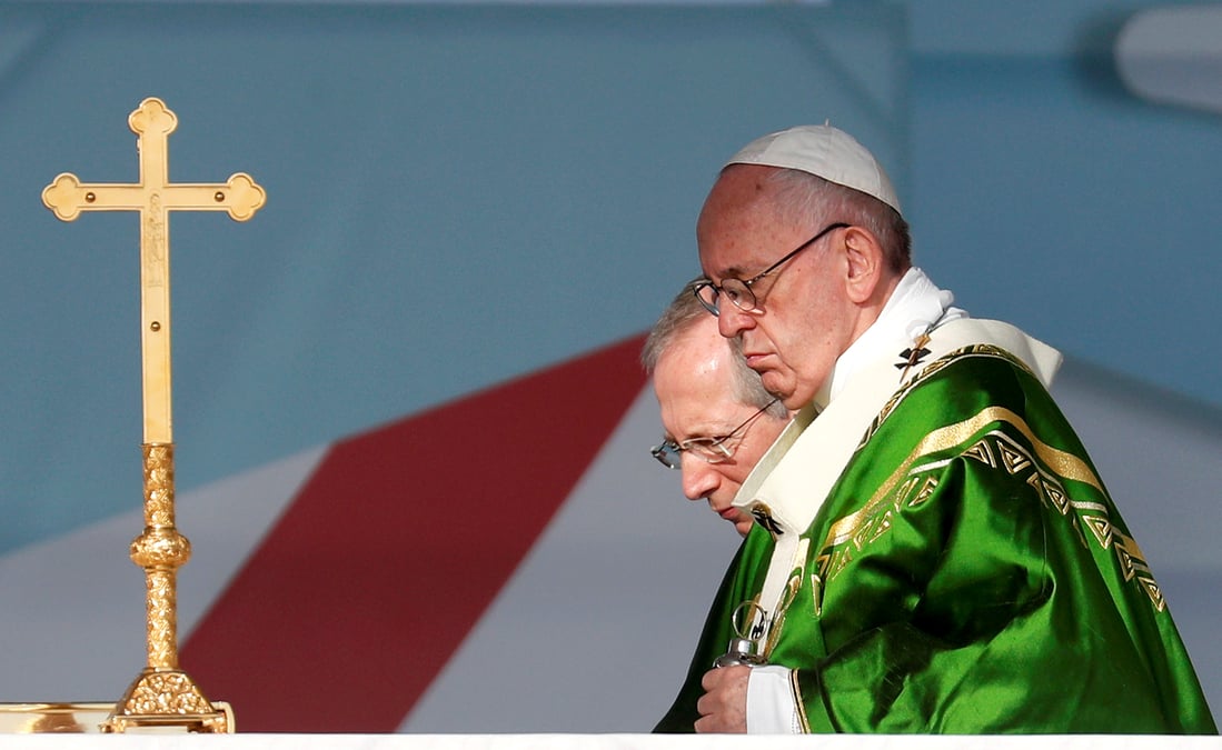 Le pape francois plaide pour une solution pacifique au venezuela