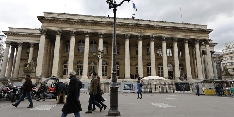 Les bourses europeennes en baisse
