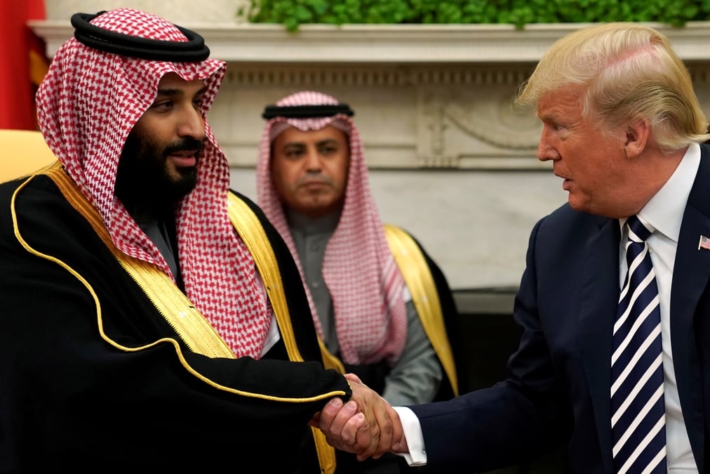 Trump discute iran et petrole avec le prince salman