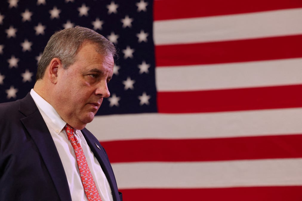 Le candidat republicain a la presidentielle americaine chris christie
