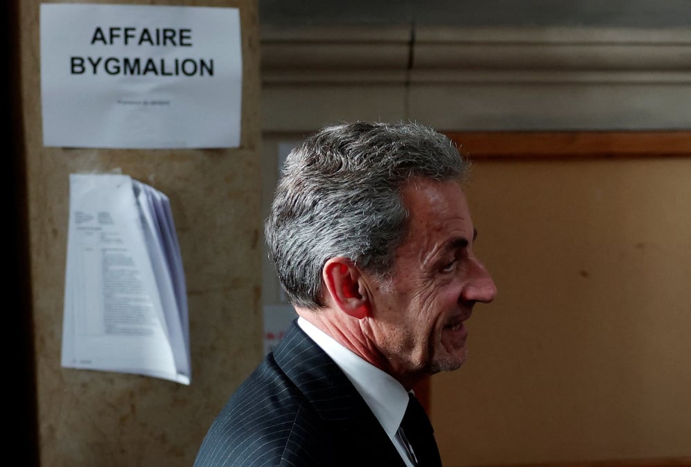 L'ancien president francais nicolas sarkozy