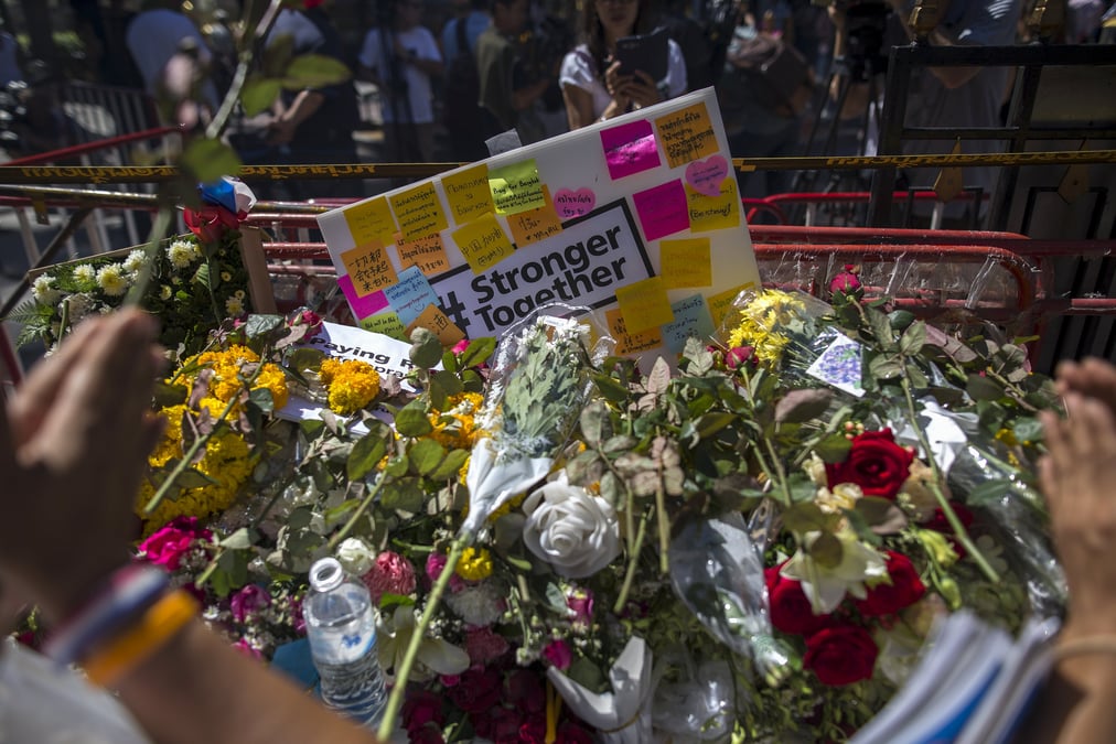 Apres l'attentat de bangkok, la thailande demande l'aide d'interpol