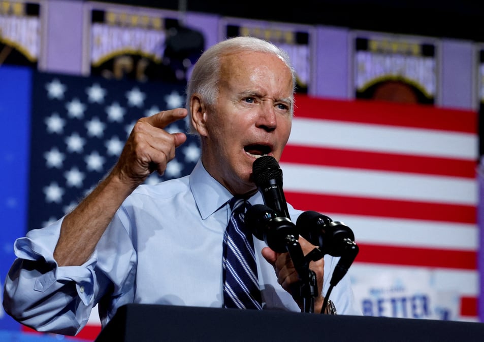 Photo d'archives : le president americain biden assiste a un rassemblement du dnc a rockville, dans le maryland