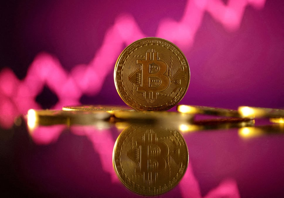 Illustration de la cryptomonnaie bitcoin
