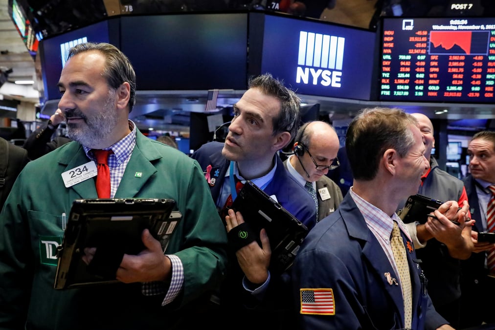 La bourse de new york finit en baisse