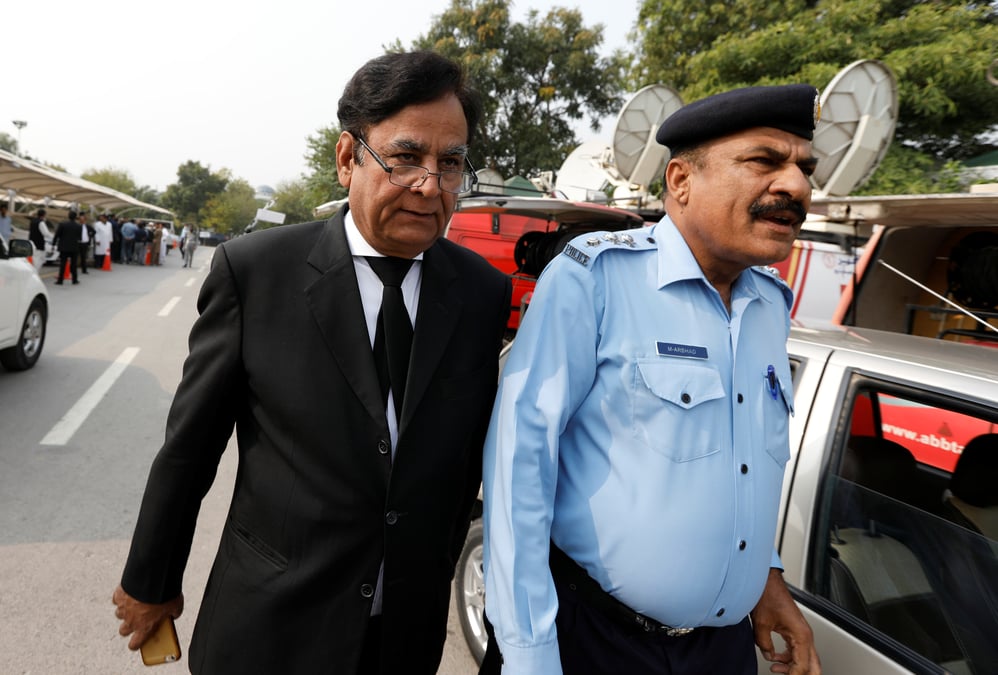 L'avocat de la chretienne asia bibi n'est plus au pakistan