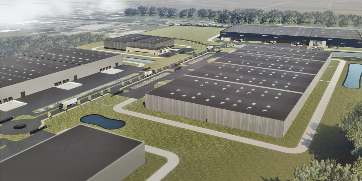 Le Parc logistique du Médoc, porté par GSE et Cushman & Wakefiled, est implanté à Arsac, dans le Médoc (Gironde).