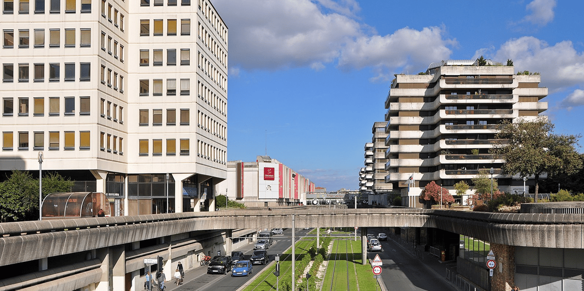 Quartier Mériadeck à Bordeaux