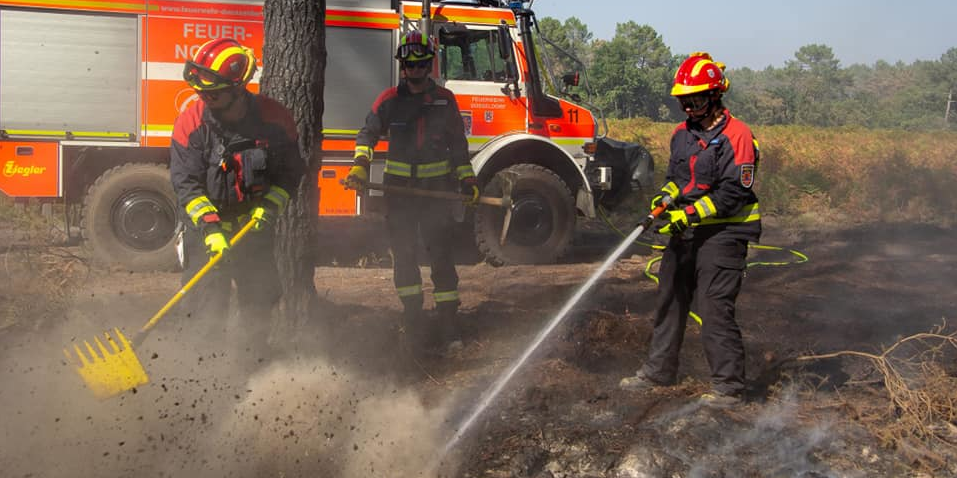 Incendie de Landiras. Reprise en août 2022