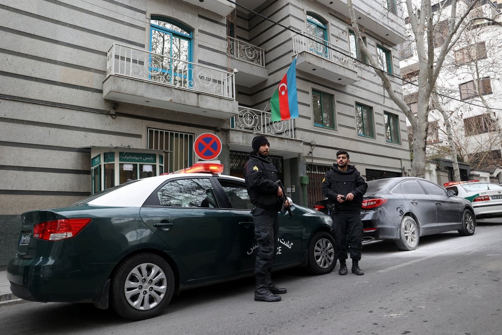 L'ambassade d'azerbaidjan a teheran, en iran