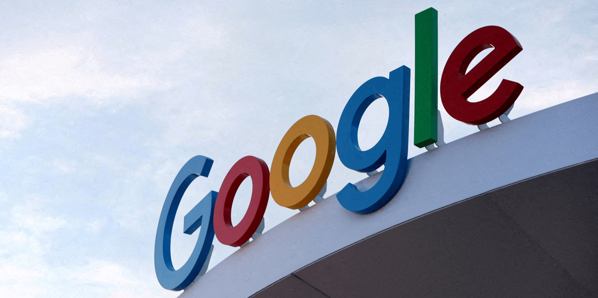 Le logo google au salon annuel de l'electronique grand public, a las vegas
