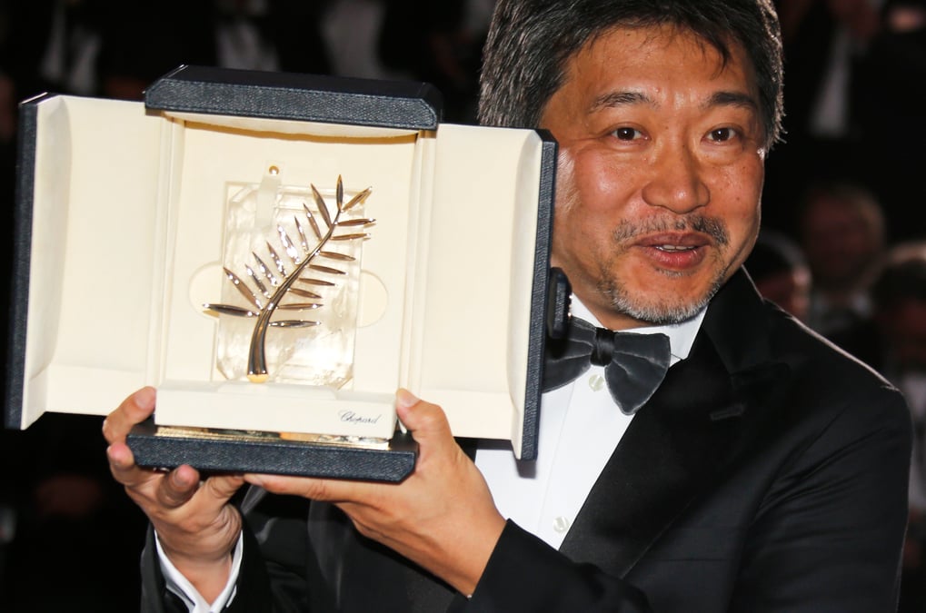 La palme d'or de cannes au japonais kore-eda, godard prime