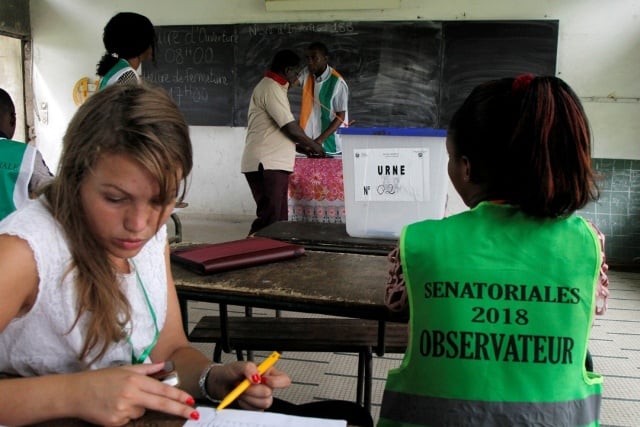 bureau vote élections Côte d'Ivoire