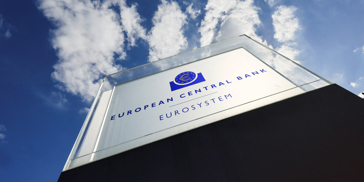 Le logo de la banque centrale europeenne (bce)