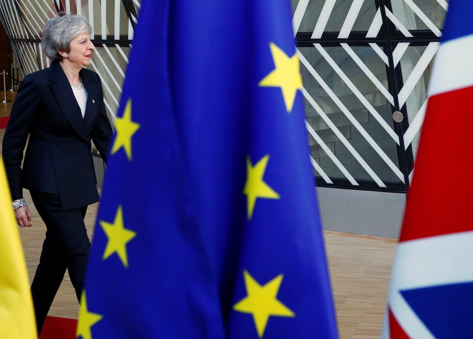 A bruxelles, may ne s'attend pas a une "avancee immediate"