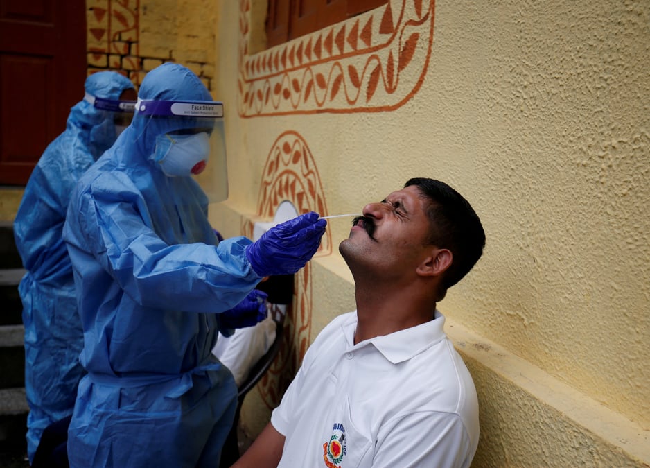 Coronavirus: l'inde enregistre un nombre de nouveaux cas record