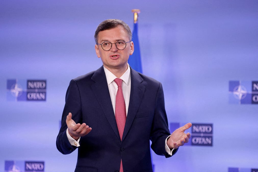 Le ministre ukrainien des affaires etrangeres dmitro kouleba