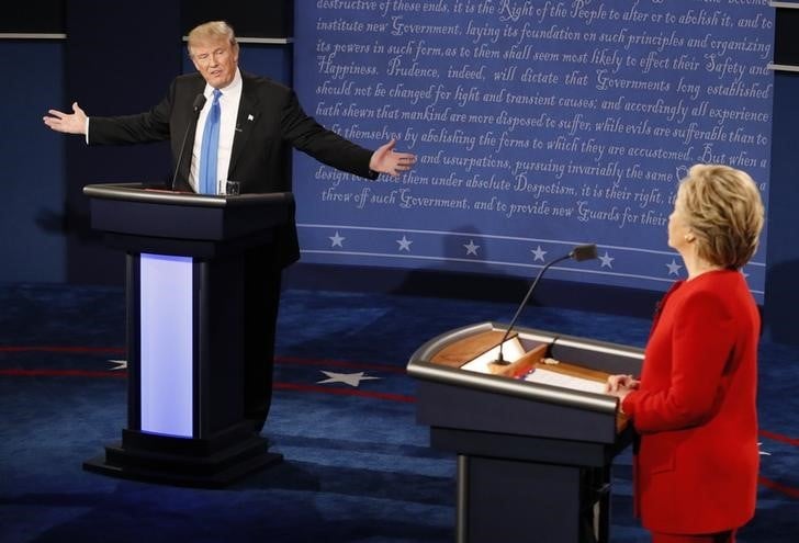 Le debat a peu joue sur l'ecart clinton-trump
