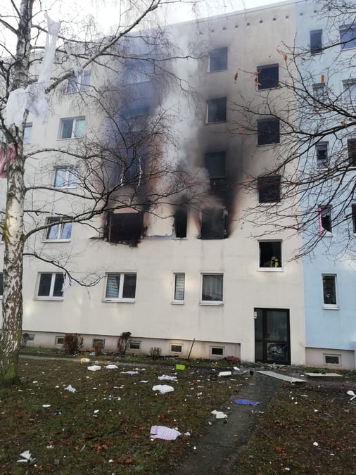 Explosion dans un immeuble en allemagne, un mort et 25 blesses