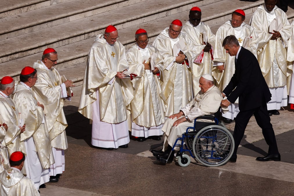 Le pape francois au vatican