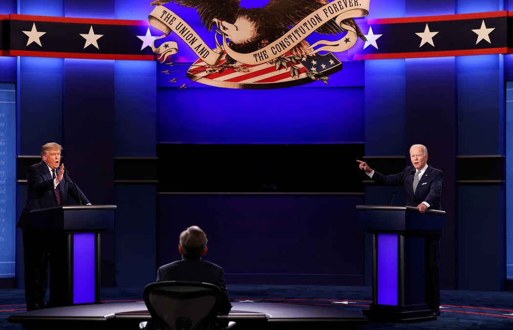Usa 2020: le premier debat trump-biden moins suivi que celui de 2016