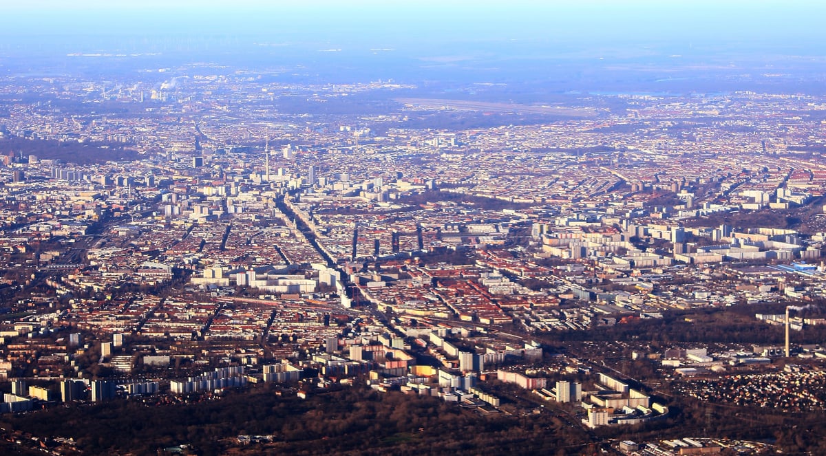 Une vue generale de berlin