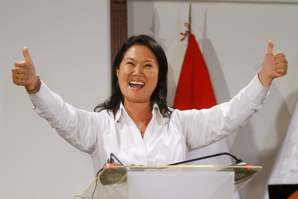 Keiko fujimori en tete au 1er tour de la presidentielle peruvienne