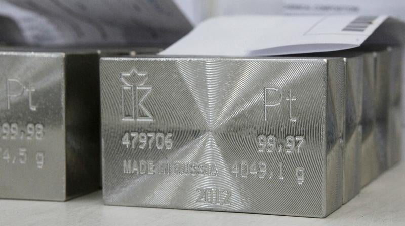 Platine, lingot, métal, Russie, fonderie, industrie,