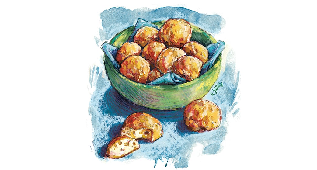 Cette semaine, testez le comté du jura en gougères, un délice !
