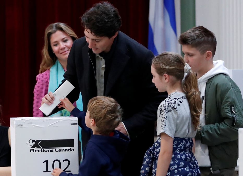 Canada: justin trudeau formera un gouvernement minoritaire