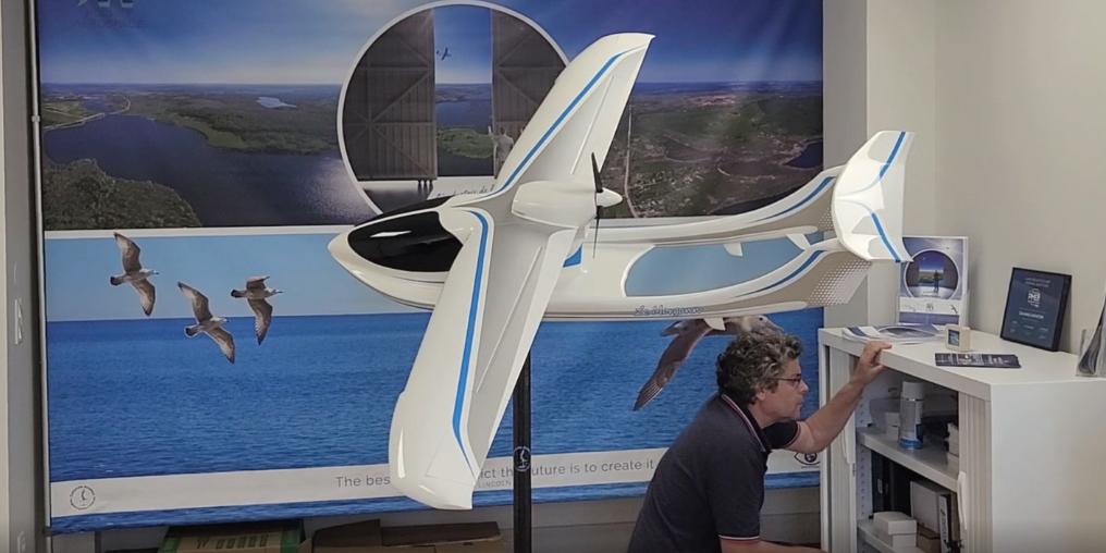 Loïc Pochet a fondé Pochet Aerospace à Sète afin de développer un hydravion amphibie